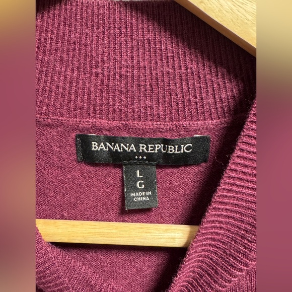 Banana Republic Wool-blend mock-neck sweater - Picture 3 of 4